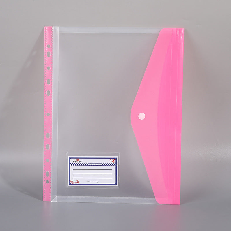 Stationery Bag Document Holder File Pockets A4 Folder Blinder Protectors