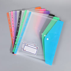 Stationery Bag Document Holder File Pockets A4 Folder Blinder Protectors