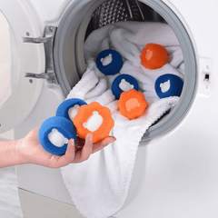 Laundry Sponge Ball Anti Hair Entanglement Sea Cartoon Design