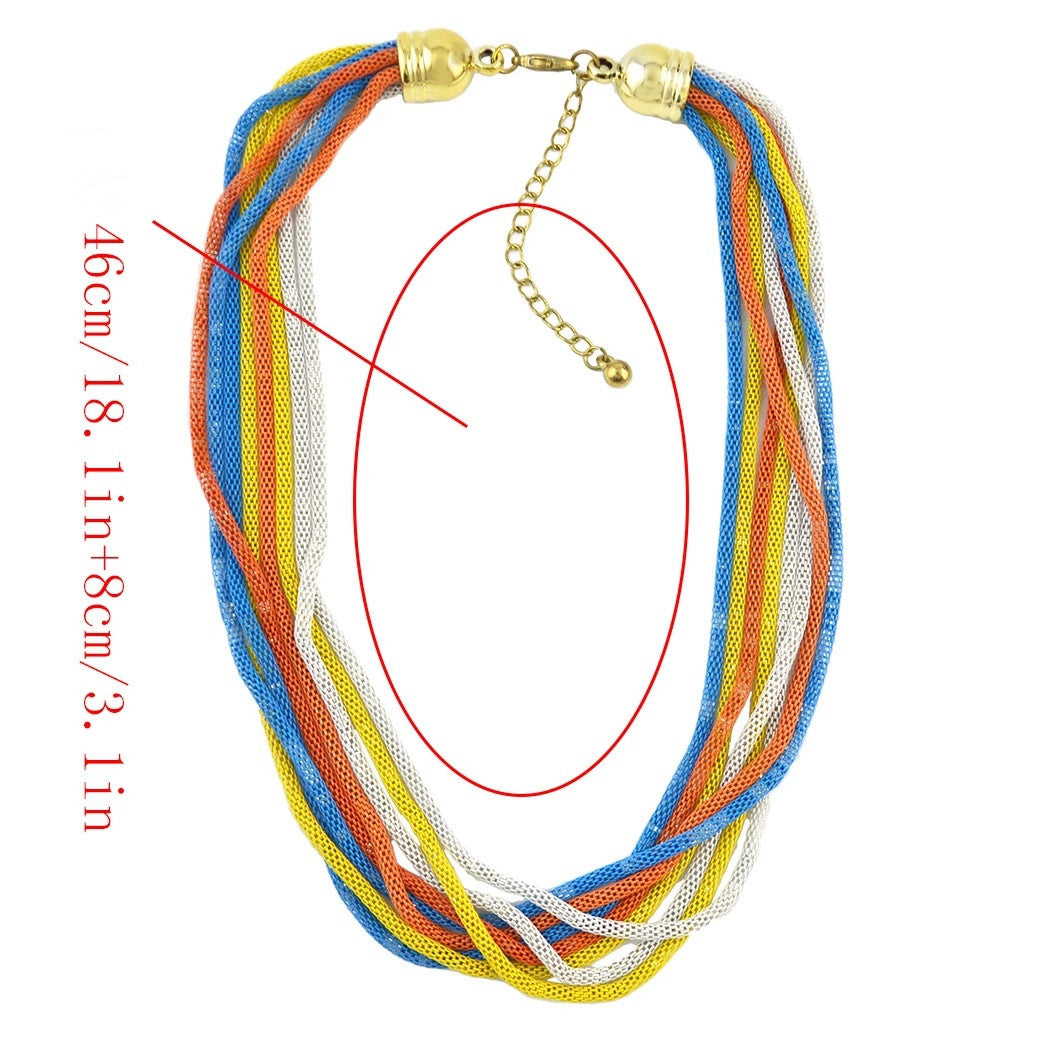 Bohemian Twist Chain Necklace for Women
