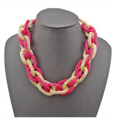 Bohemian Twist Chain Necklace for Women