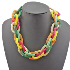 Bohemian Twist Chain Necklace for Women