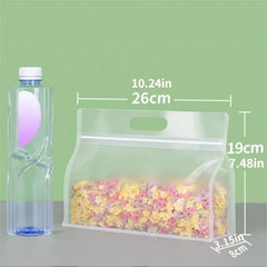 Transparent Sealed Food Handbag Plastic Convenient Food Packing Bag