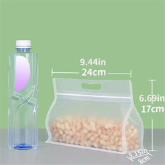 Transparent Sealed Food Handbag Plastic Convenient Food Packing Bag