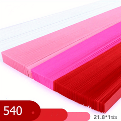 540 Origami Star Paper Double Sided Lucky Color Strips for Arts Crafting Gift
