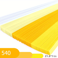 540 Origami Star Paper Double Sided Lucky Color Strips for Arts Crafting Gift