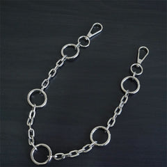 Metal Keyring Chain HipHop Jean Key Wallet Ring Clip for Men