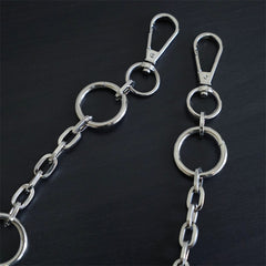 Metal Keyring Chain HipHop Jean Key Wallet Ring Clip for Men