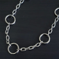 Metal Keyring Chain HipHop Jean Key Wallet Ring Clip for Men