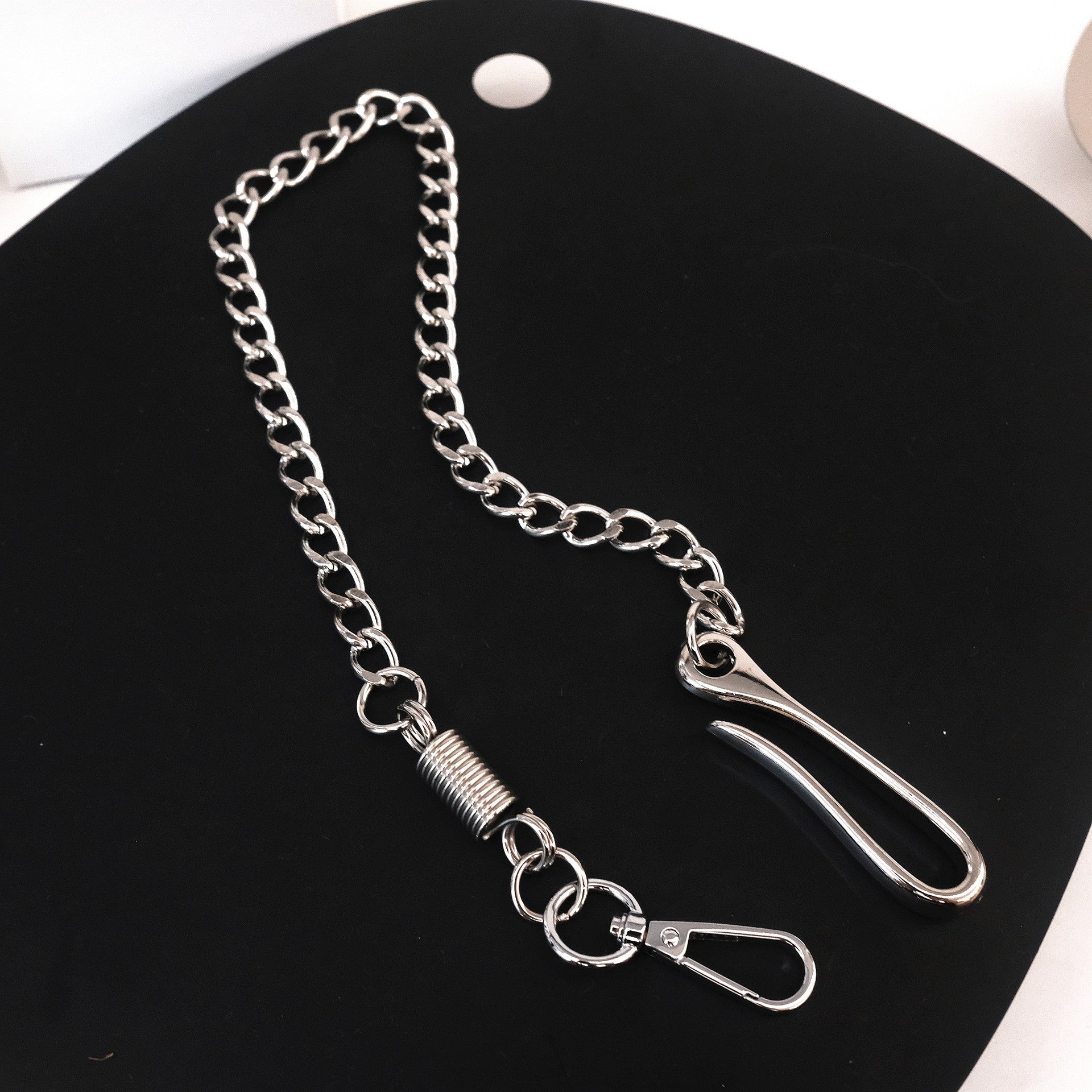 Zinc Alloy Metal Hook Pant Chain Retro Wallet Chain For Men
