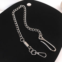 Zinc Alloy Metal Hook Pant Chain Retro Wallet Chain For Men