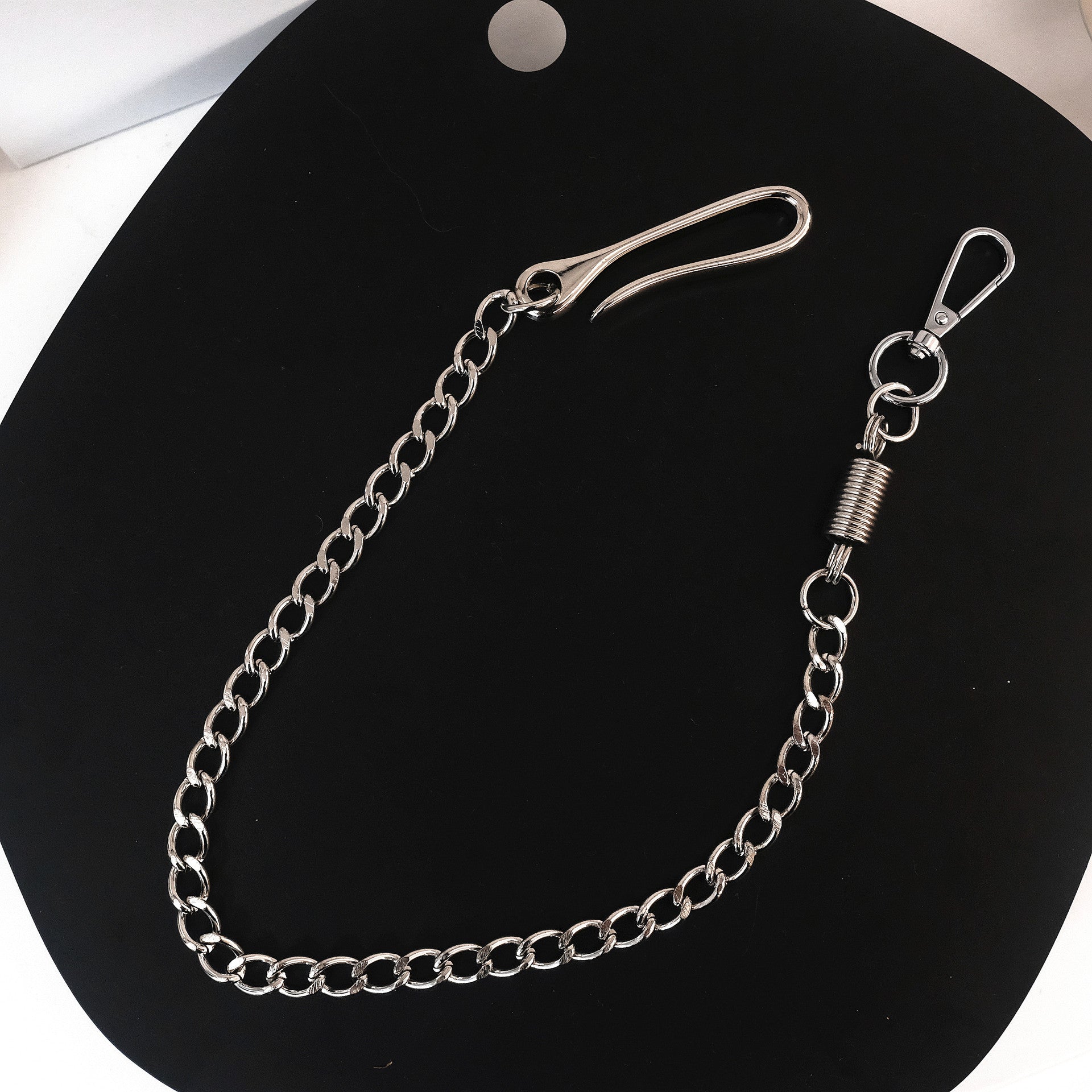 Zinc Alloy Metal Hook Pant Chain Retro Wallet Chain For Men