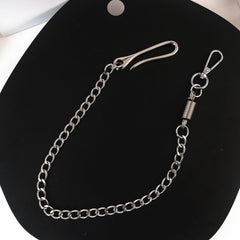 Zinc Alloy Metal Hook Pant Chain Retro Wallet Chain For Men