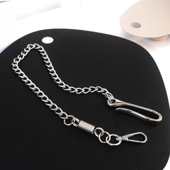 Zinc Alloy Metal Hook Pant Chain Retro Wallet Chain For Men