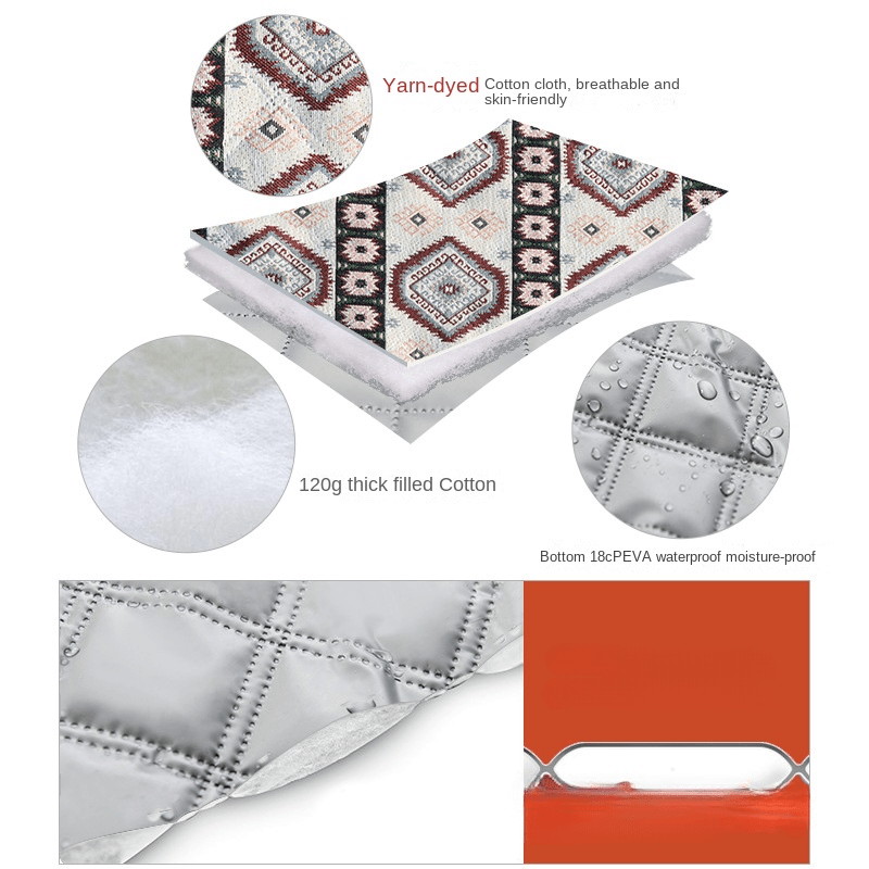 Cotton Thickened Outdoor Picnic Mat Waterproof Camping Mat