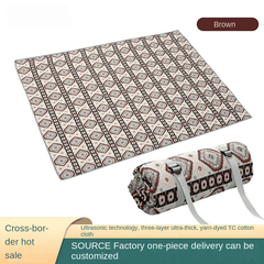 Cotton Thickened Outdoor Picnic Mat Waterproof Camping Mat