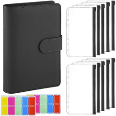 Budget Binder PU Leather Cover with Cash Envelopes - 6 Ring
