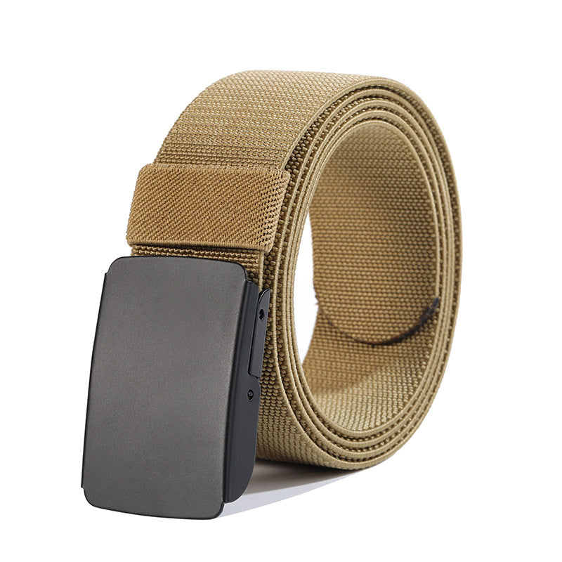 Men's Automatic Buckle Tape Belt Nylon Tactical Belt