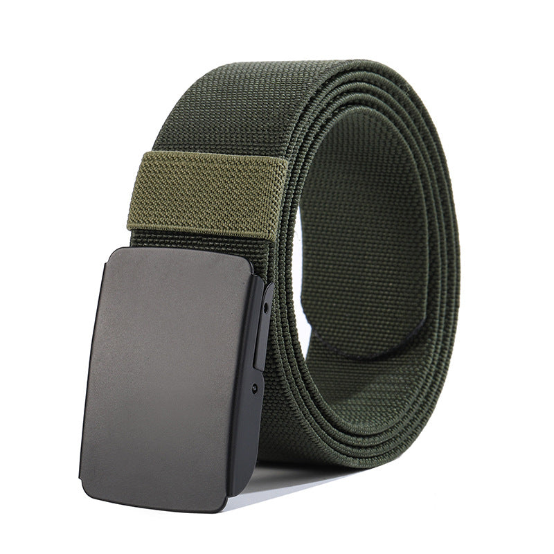 Men's Automatic Buckle Tape Belt Nylon Tactical Belt