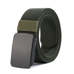 Men's Automatic Buckle Tape Belt Nylon Tactical Belt