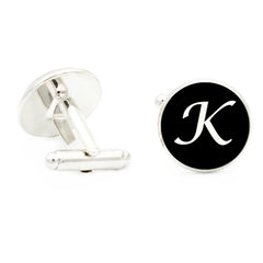 K Letter Cufflinks Suit Shirt Men's Jewelry
