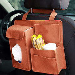 Car Back Seat Hanging Organizer Chemical Fiber Pouch