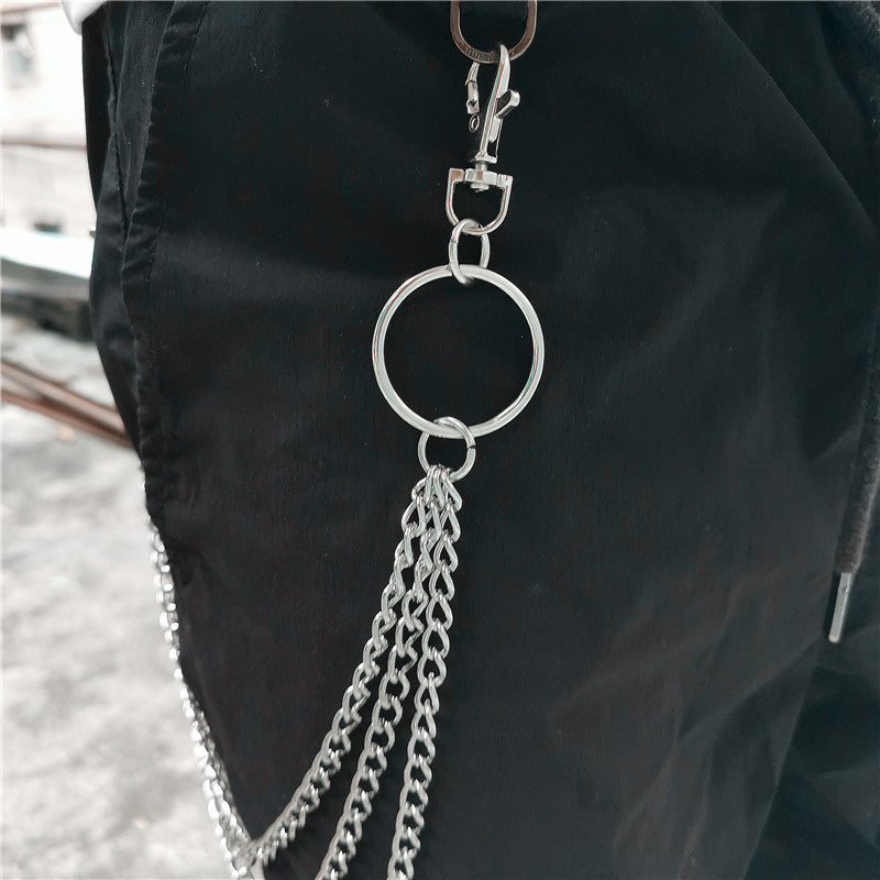 Metal Pant Chain Trousers Waist Link Wallet Key Chain Hip-hop Accessories