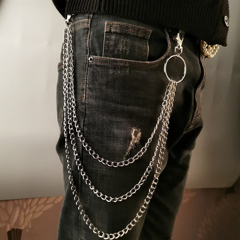 Metal Pant Chain Trousers Waist Link Wallet Key Chain Hip-hop Accessories
