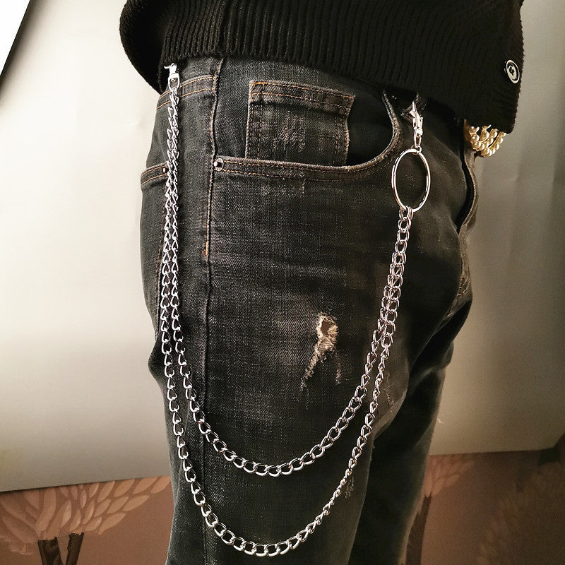 Metal Pant Chain Trousers Waist Link Wallet Key Chain Hip-hop Accessories