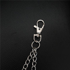 Metal Waist Chain for Men Hip hop Belt Keychain