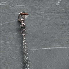 Metal Waist Chain for Men Hip hop Belt Keychain