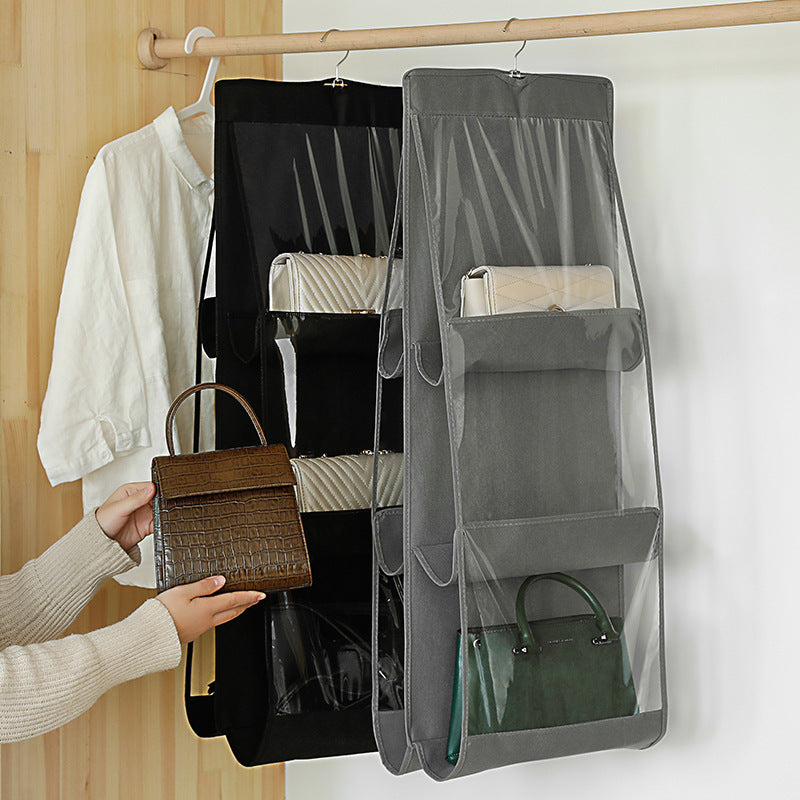 Clear Dustproof Handbag Storage Bag Non Woven Waterproof Organizer