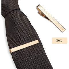 Minimalist Tie Clip Silver Metal Business Professional Security Tie Accessory