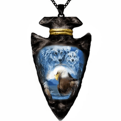 Gothic Eagle Necklace Animal Pendant Jewelry for Boys