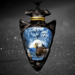 Gothic Eagle Necklace Animal Pendant Jewelry for Boys