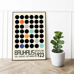Modern Abstract Geometric Shapes Canvas Wall Art Set