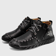 Men's Vintage Casual High Top Ankle Boots