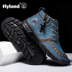 Men's Vintage Casual High Top Ankle Boots