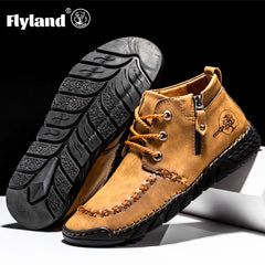 Men's Vintage Casual High Top Ankle Boots