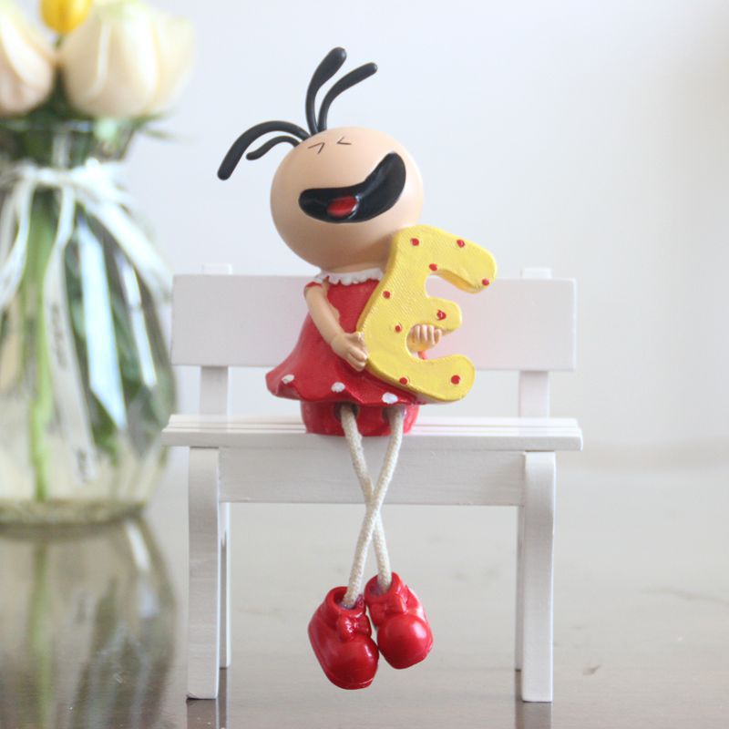 Set of 4 Hanging Foot Doll Resin Decorations
