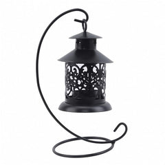 Iron Tabletop Candlesticks Hollow Wrought Iron Candle Holder