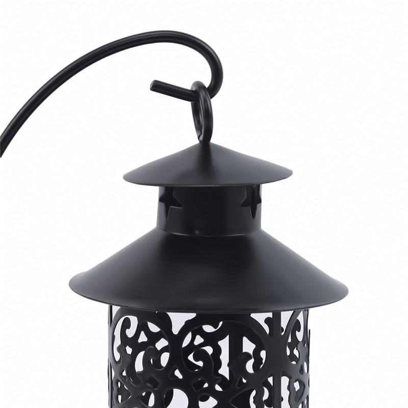 Iron Tabletop Candlesticks Hollow Wrought Iron Candle Holder