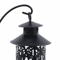 Iron Tabletop Candlesticks Hollow Wrought Iron Candle Holder