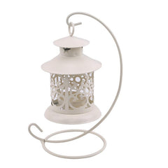 Iron Tabletop Candlesticks Hollow Wrought Iron Candle Holder