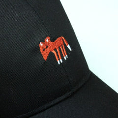 Fox Embroidery Baseball Cap Adjustable Sunscreen Dad Hats