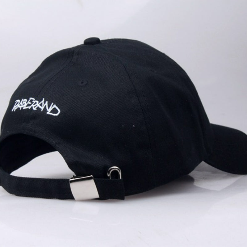 Fox Embroidery Baseball Cap Adjustable Sunscreen Dad Hats