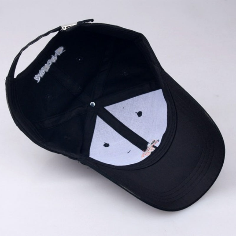 Fox Embroidery Baseball Cap Adjustable Sunscreen Dad Hats