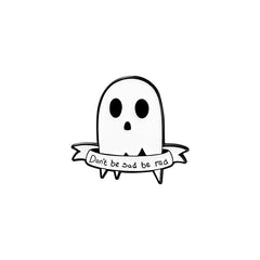 Girl's Ghost Series Brooch Radio Earphones Luggage Alloy Brooch