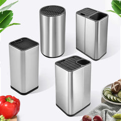 Stainless Steel Knife Holder Shelf Slot Kitchen Storage Rack