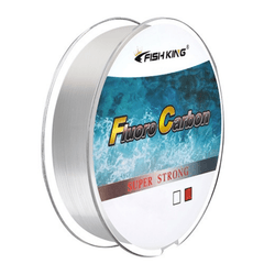 FISH KING 100M Tough Fishing Line 4 136LB Fluorocarbon Coating